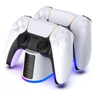 Cargador Joystick Duales Estacion De Carga Ps5 Mando Juego