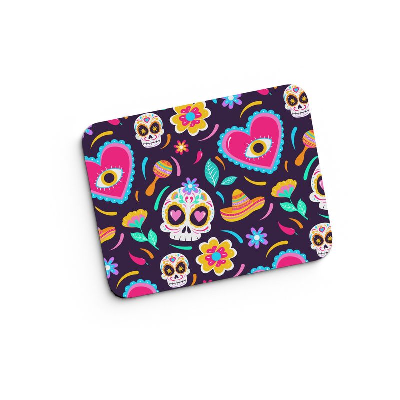 GENERICO - Mouse pad Calaberas Mexicanas M457 24x19 cm x 3 mm  Neopreno ANHIZ