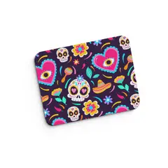 GENERICO - Mouse pad Calaberas Mexicanas M457 24x19 cm x 3 mm Neopreno ANHIZ