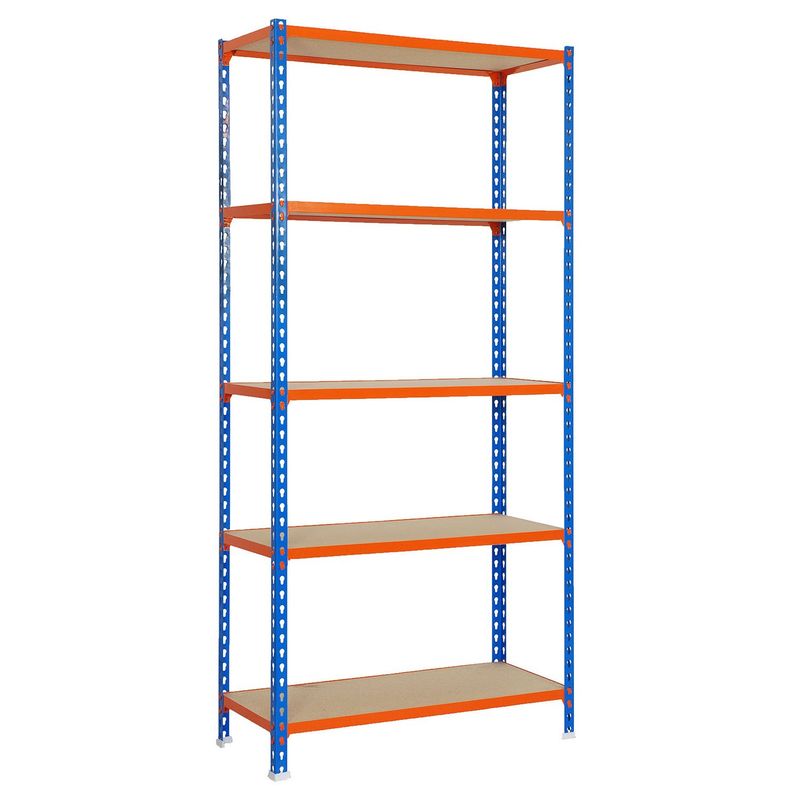SIMONRACK - Estanteria Maderclick SuperPlus 5400 AzulNaranjaMadera