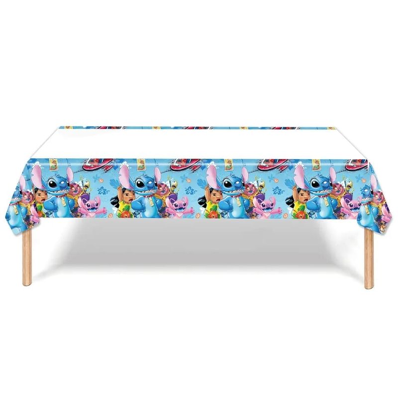 GENERICO - Mantel decorativo para cumpleaños lilo y stich