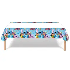 GENERICO - Mantel decorativo para cumpleaños lilo y stich