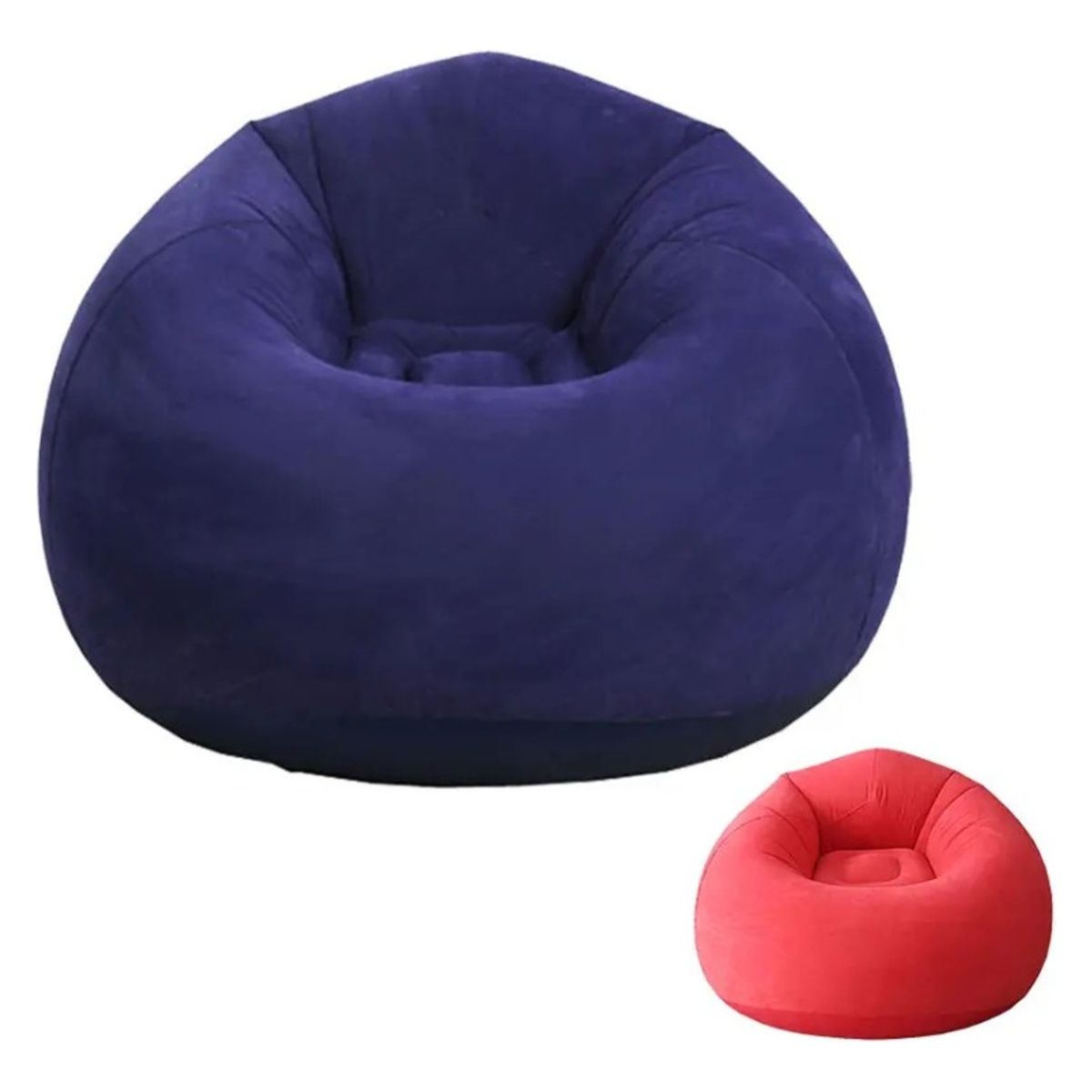 U BUY - Sillón Inflable Puffs Inflables Sofá Ergonomico Camping Xl