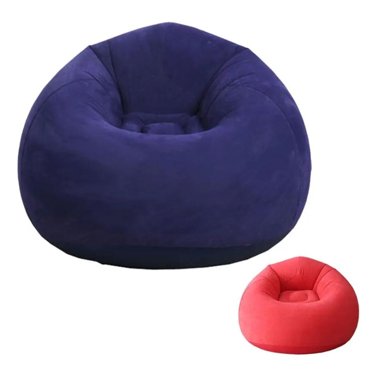 U BUY - Sillón Inflable Puffs Inflables Sofá Ergonomico Camping Xl