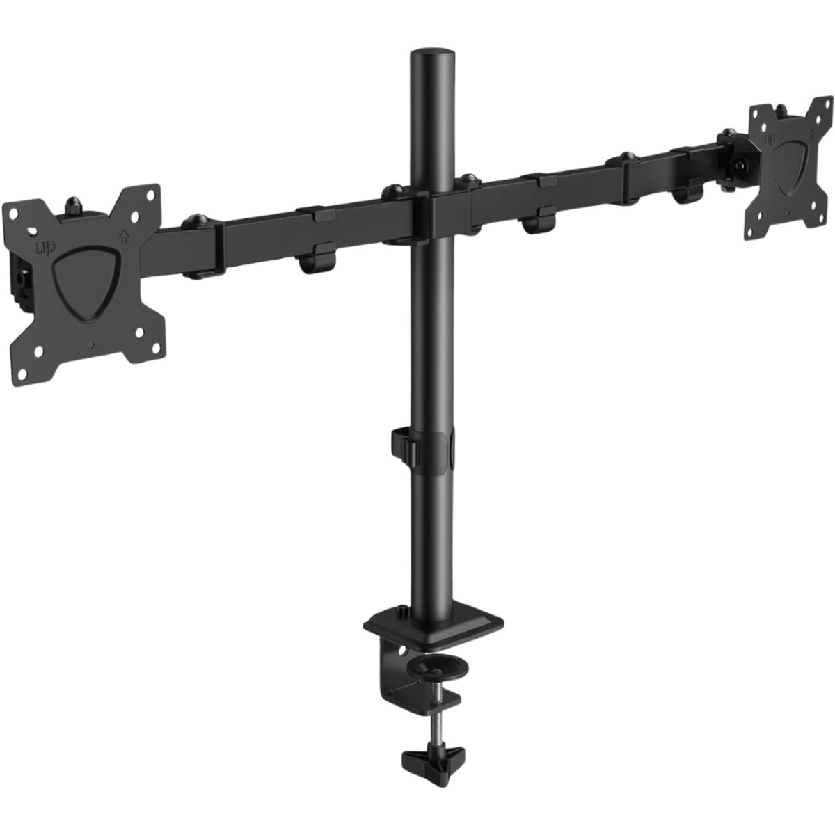 GENERICO - Soporte Doble Monitor Televisor Escritorio Brazo 17-27 3-6kg