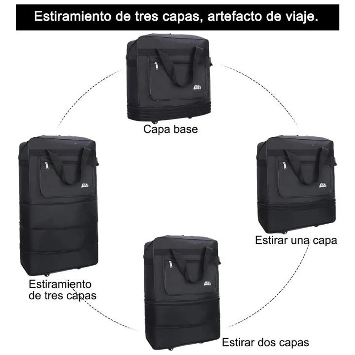 U BUY - Maleta De Cabina Deportiva Viaje Con Ruedas Para Equipaje