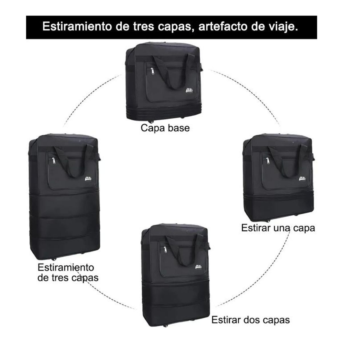 U BUY - Maleta De Cabina Deportiva Viaje Con Ruedas Para Equipaje