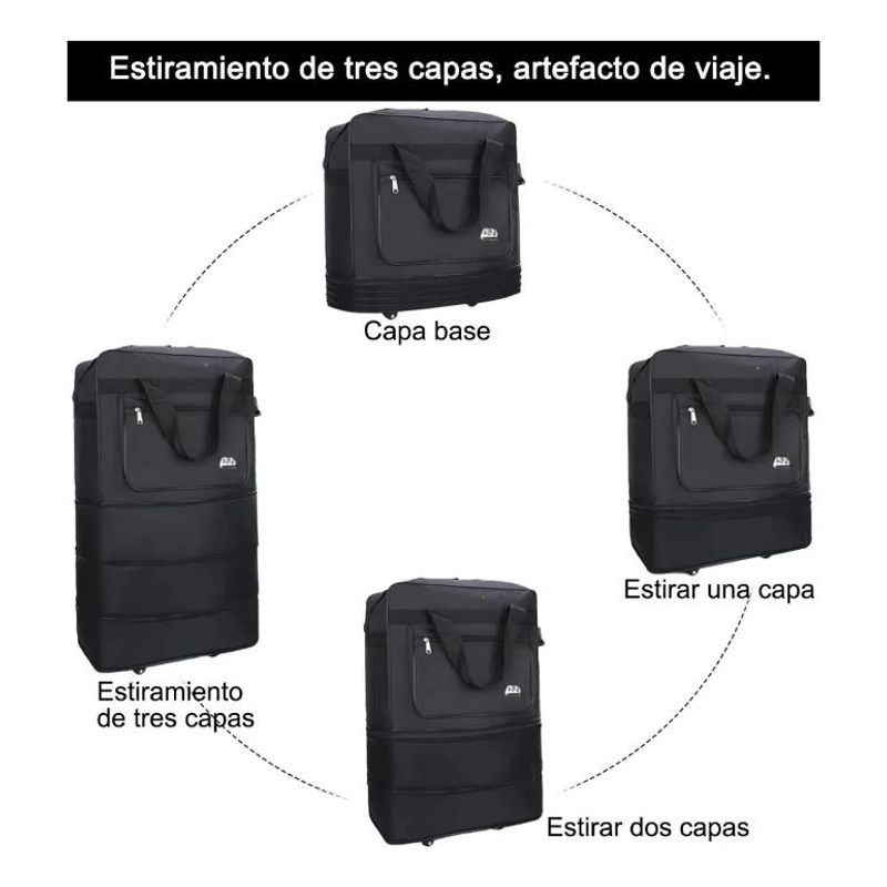 U BUY - Maleta De Cabina Deportiva Viaje Con Ruedas Para Equipaje