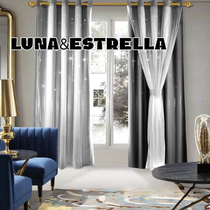 GENERICO - CORTINAS LUMINOSAS  CON VISILLOS