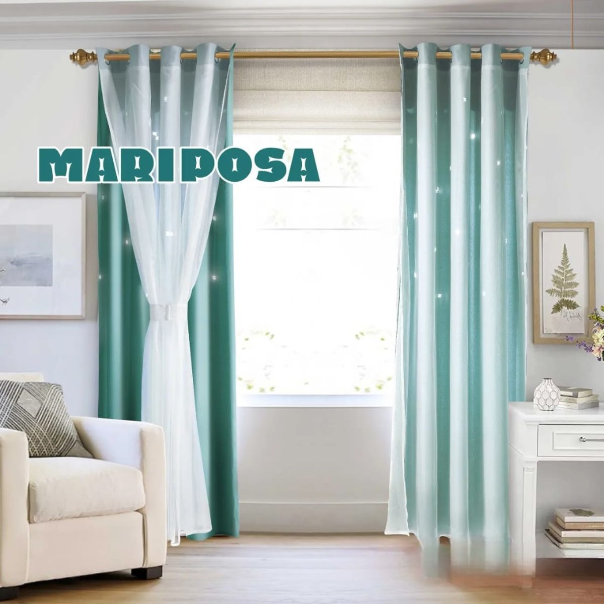 GENERICO - CORTINAS LUMINOSAS  CON VISILLOS