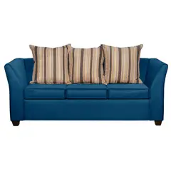 RUZAM MOBEL - SOFA DIVEAN 3 CUERPOS AZUL LINO