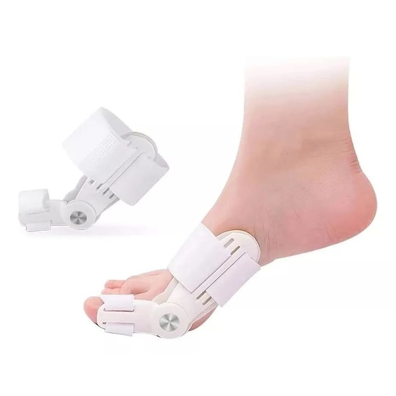 GENERICO - Separador Corrector Juanetes Pie Blanco Almohadilla Premium
