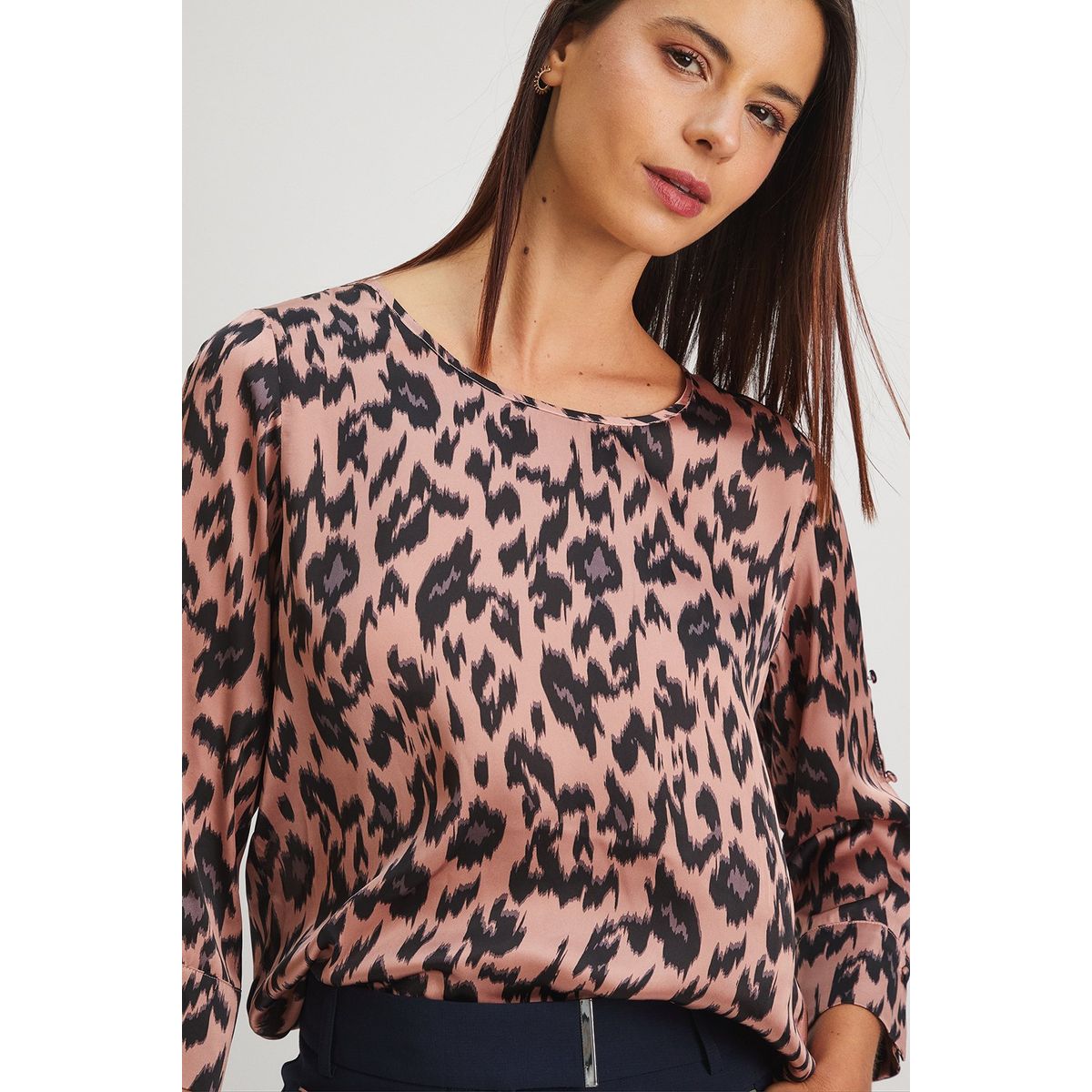 ASH - Blusa Manga Larga Negro Mujer Ash