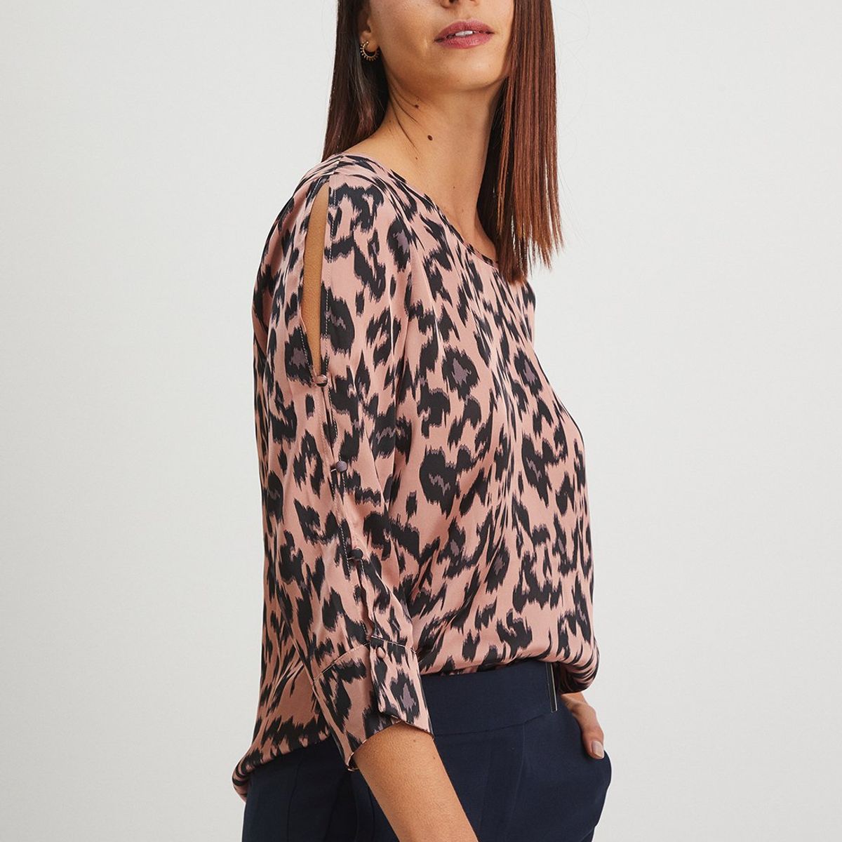 ASH - Blusa Manga Larga Negro Mujer Ash