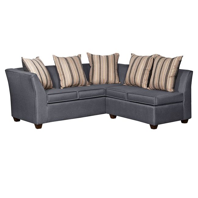 RUZAM MOBEL - SECCIONAL DIVEAN 5 CUERPOS  GRIS LINO