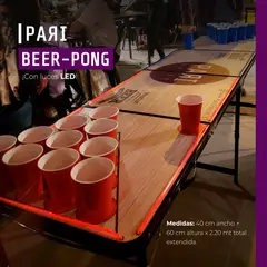 PARI HAUSE - Beerpong Led Premium Exclusivo Oferta - El Mejor Regalo