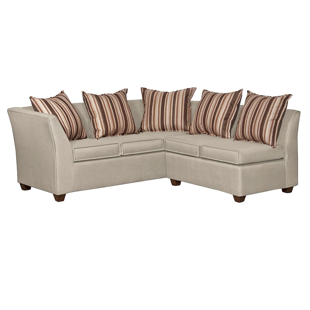 RUZAM MOBEL - SECCIONAL DIVEAN 5 CUERPOS  BEIGE LINO