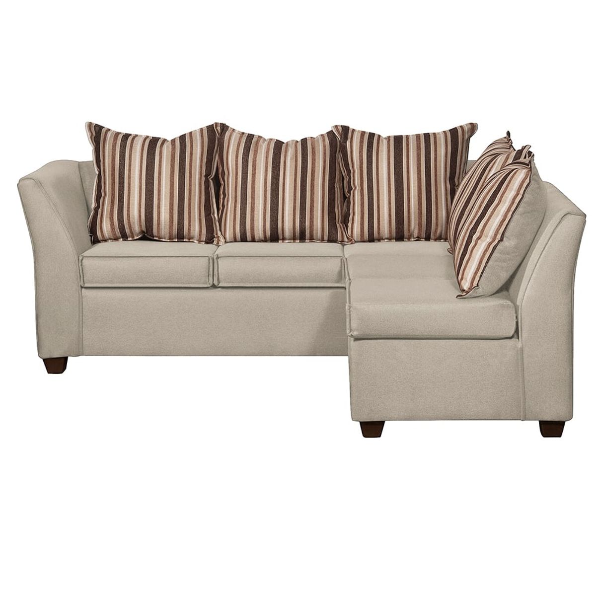 RUZAM MOBEL - SECCIONAL DIVEAN 5 CUERPOS  BEIGE LINO