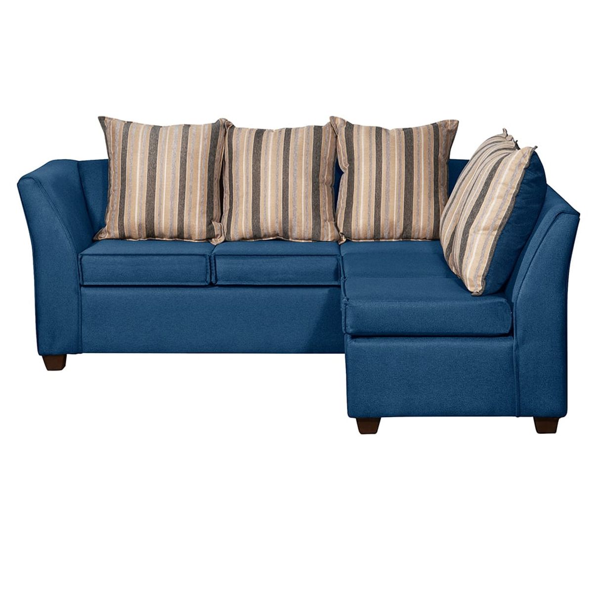 RUZAM MOBEL - SECCIONAL DIVEAN 5 CUERPOS  AZUL LINO