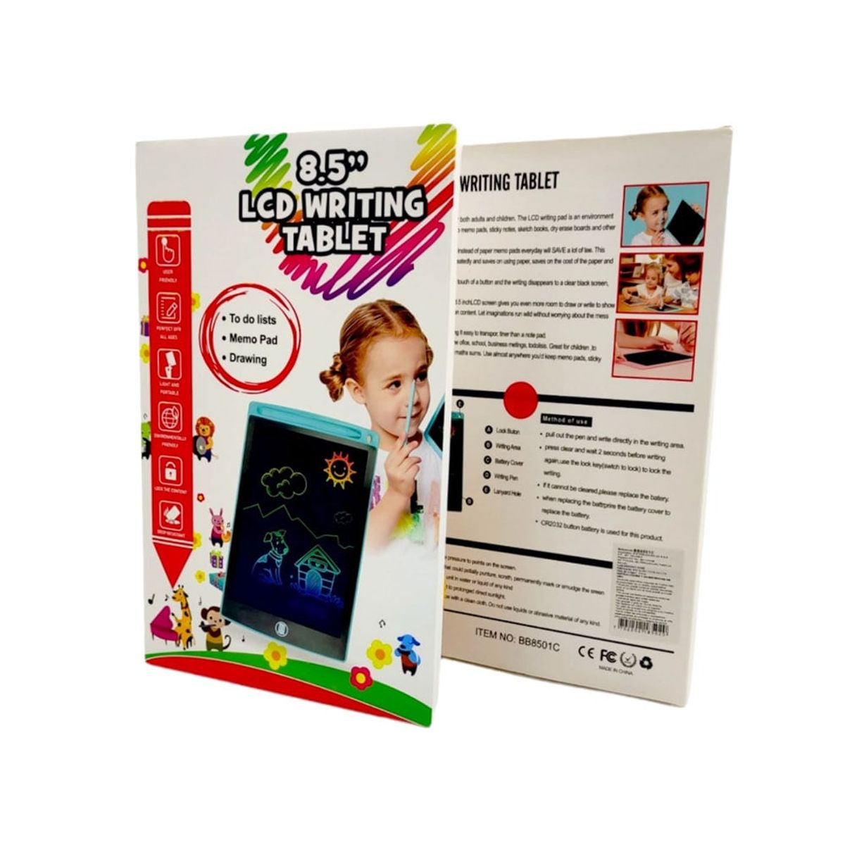 GENERICO - Pizarra Lcd Magica 8.5 Niños Multicolor Dibujo