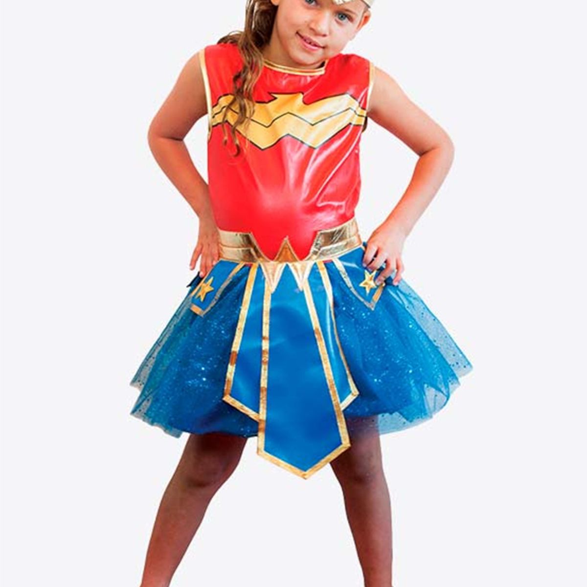 TODODISFRACESCHILE - Disfraz Mujer Maravilla Wonder Woman Talla 4 - 6 años