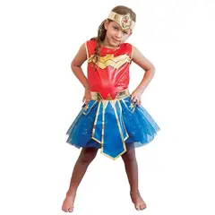 TODODISFRACESCHILE - Disfraz Mujer Maravilla Wonder Woman Talla 7 - 8 años