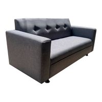 Sofa HVM Alonso Gris Grafito Lino 2C Pmetal