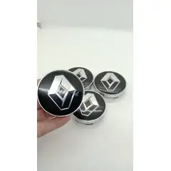 GENERICO - Tapa centro Llantas de autos 56mm universal renault