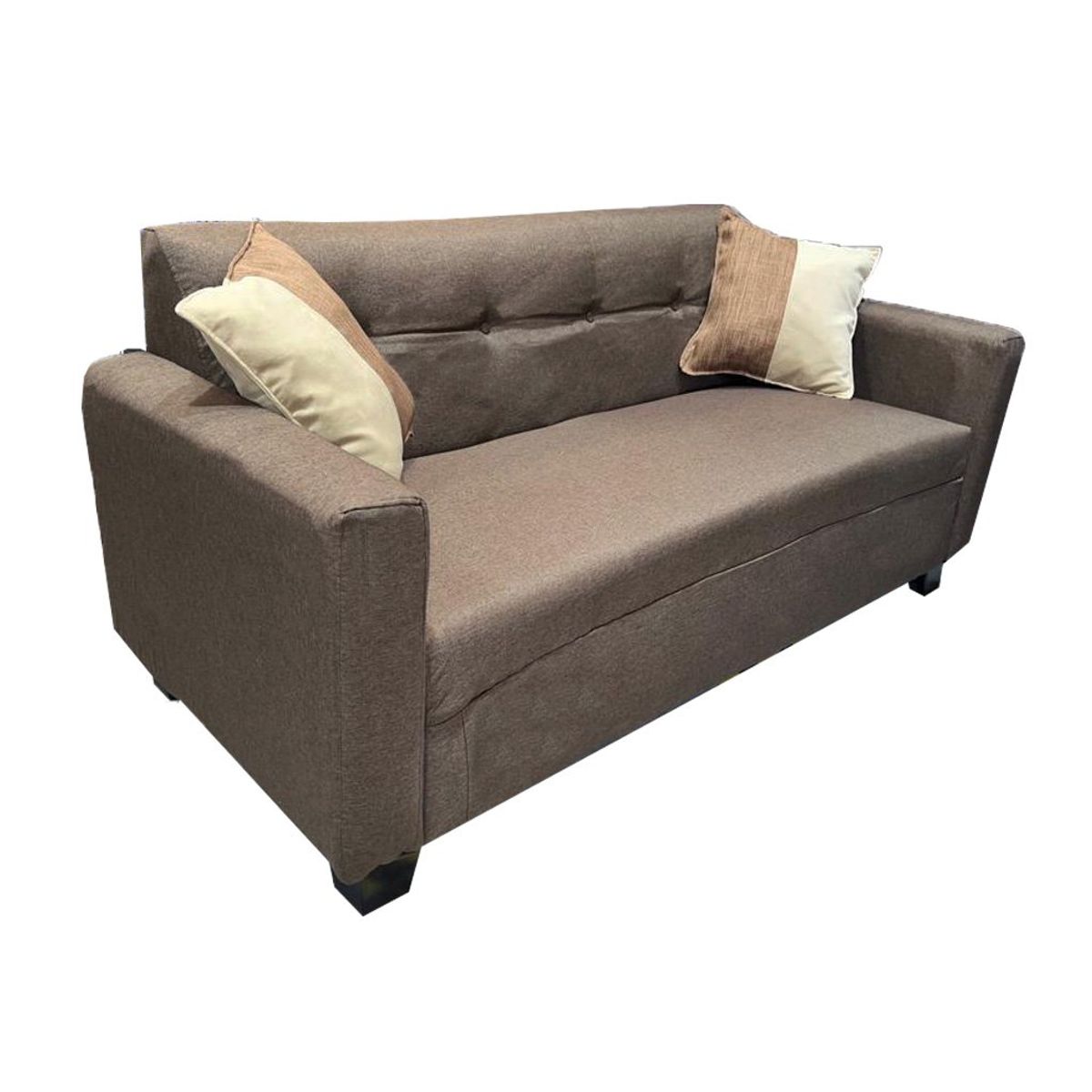 MUEBLES HVM - Sofa HVM alonso Cafe Lino 2C