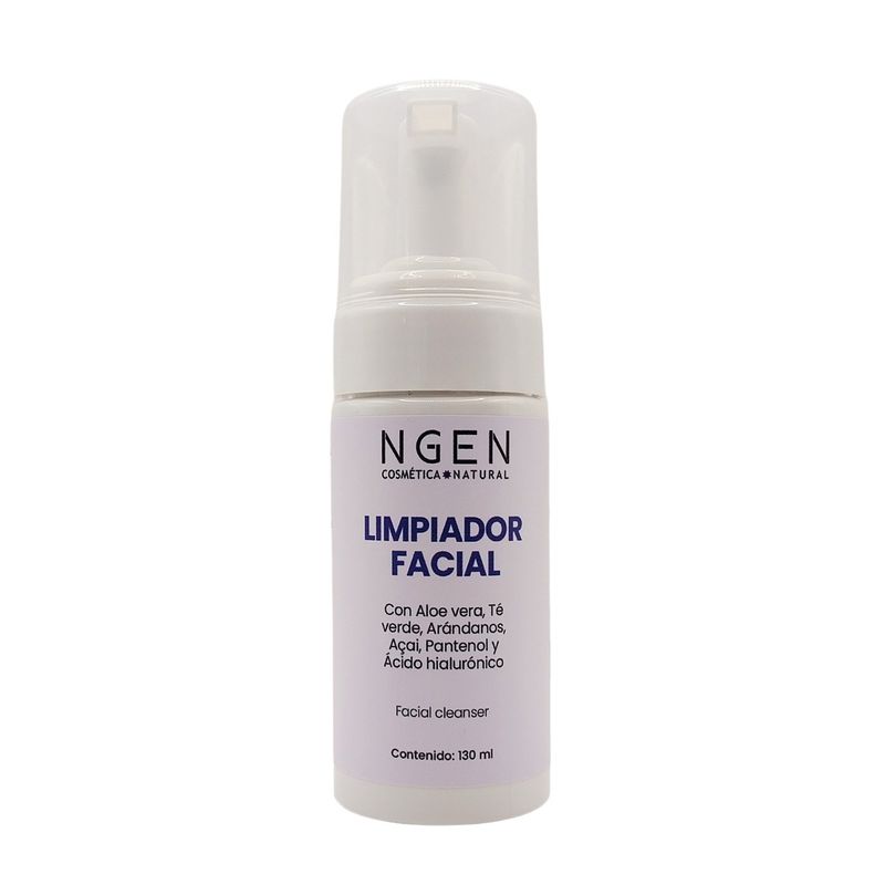 COSMETICA NATURAL NGEN - Limpiador Facial en Espuma 100% Natural