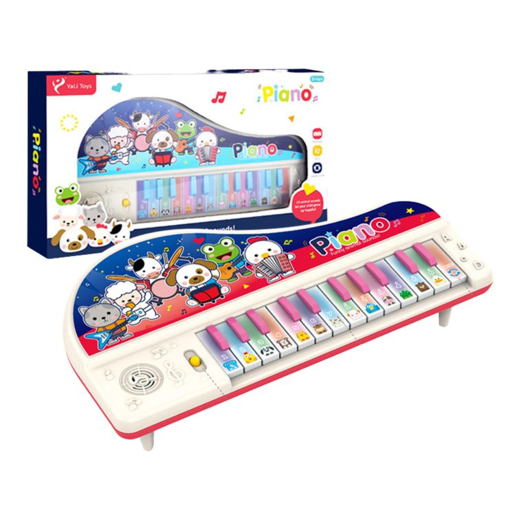 Piano Infantil Musical Animales Luces Y Melodias Interactivo