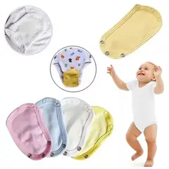 GENERICO - Pack 5 Extensores Algodón Para Bodys Bebé