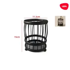 GENERICO - Organizador De Hierro Para Cubiertos Negro 105X105X15CM
