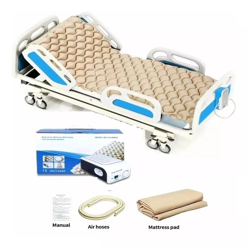 GENERICO - Colchon Antiescaras Con Motor + Kit Reparacion