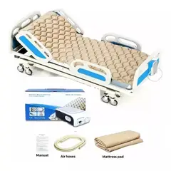 GENERICO - Colchon Antiescaras Con Motor + Kit Reparacion