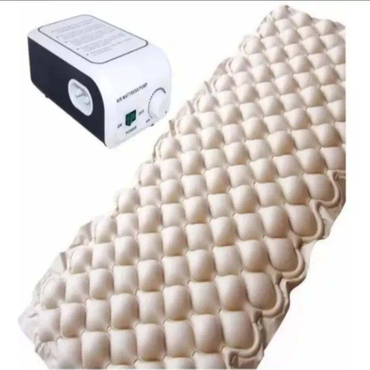 GENERICO - Colchon Antiescaras Con Motor + Kit Reparacion