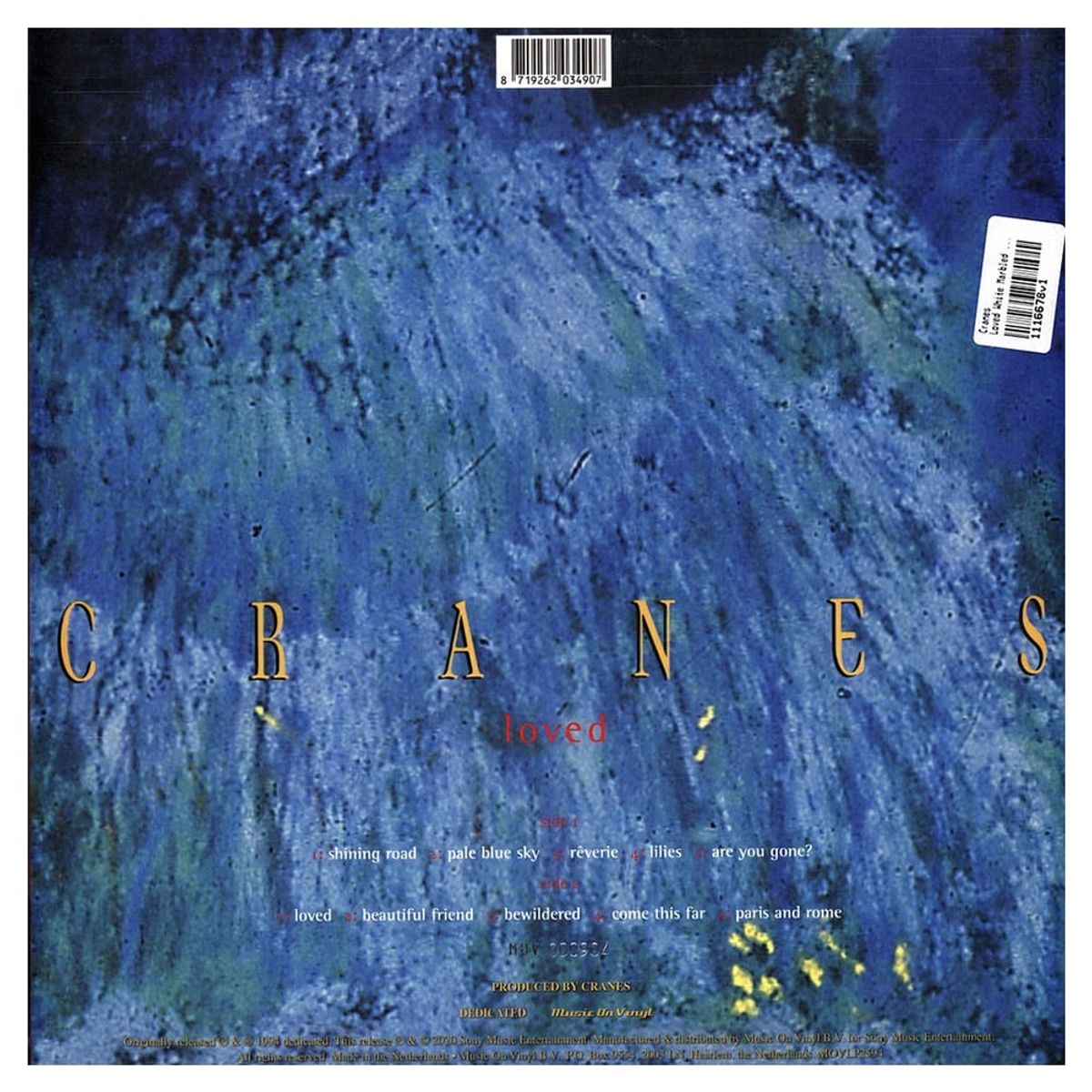 GENERICO - Cranes - Loved Vinilo White Marbled