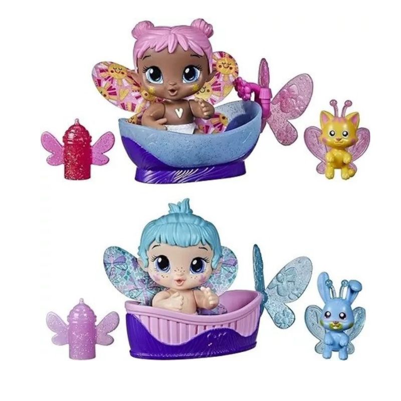 GENERICO - Pack 2 Muñeca Baby Alive Glow Pixies Minis
