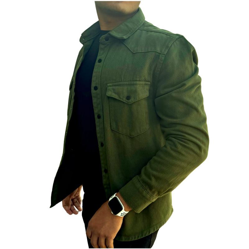 D'JOE - Chaqueta Sobrecamisa Denim Croacia Hombre.