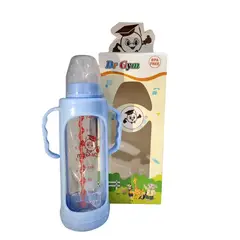 GENERICO - Mamadera de Vidrio Biberón Botella Leche de 240 ml