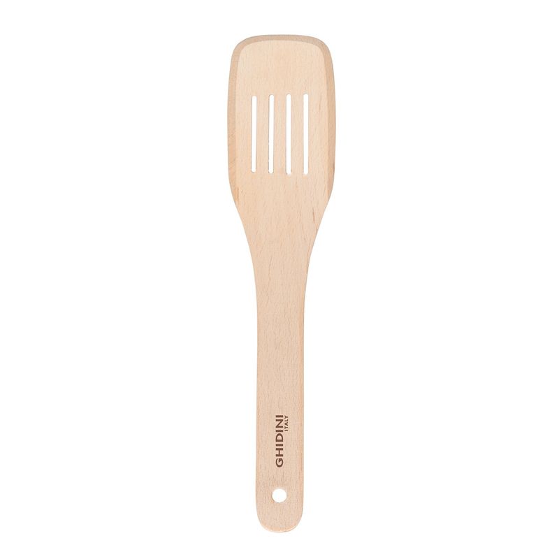 GHIDINI - Espatula Ranurada Madera 30cm