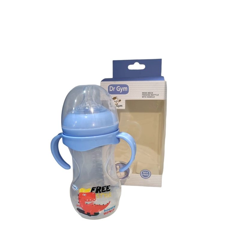 GENERICO - Mamadera de Plastico Biberón Botella Leche de 260 ml