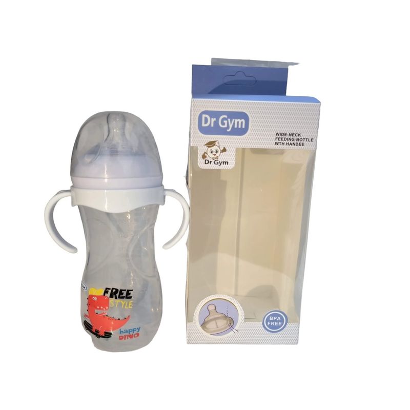 GENERICO - Mamadera de Plastico Biberón Botella Leche de 330 ml