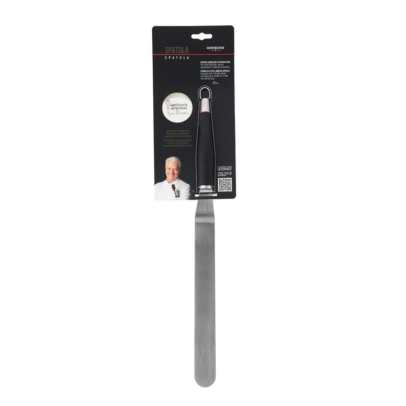 GHIDINI - Espatula Angular de Resposteria Acero Inox Massari