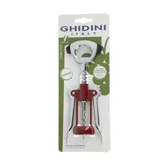 GHIDINI - Sacacorcho 3 Funiones Linea Vino