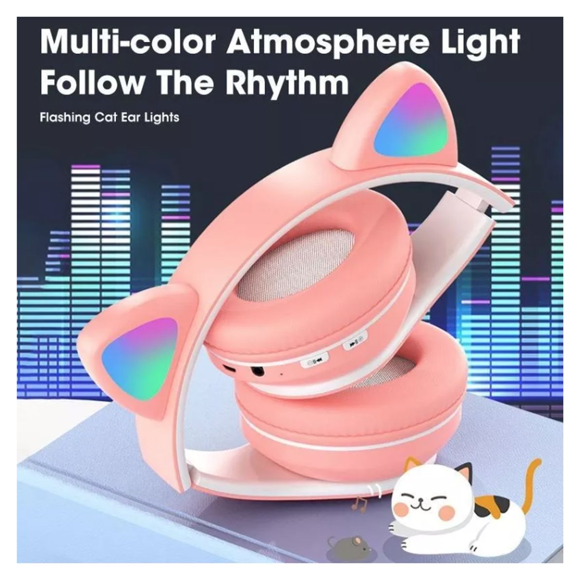 GENERICO - Auriculares gamer inalámbricos CAT