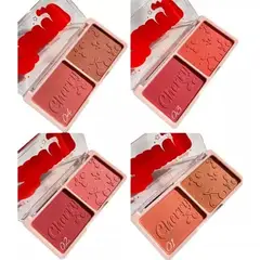 ROMANTIC BEAUTY - Paleta Rubor 2 Tonos Alta Pigmentación Blush Maquillaje Rb