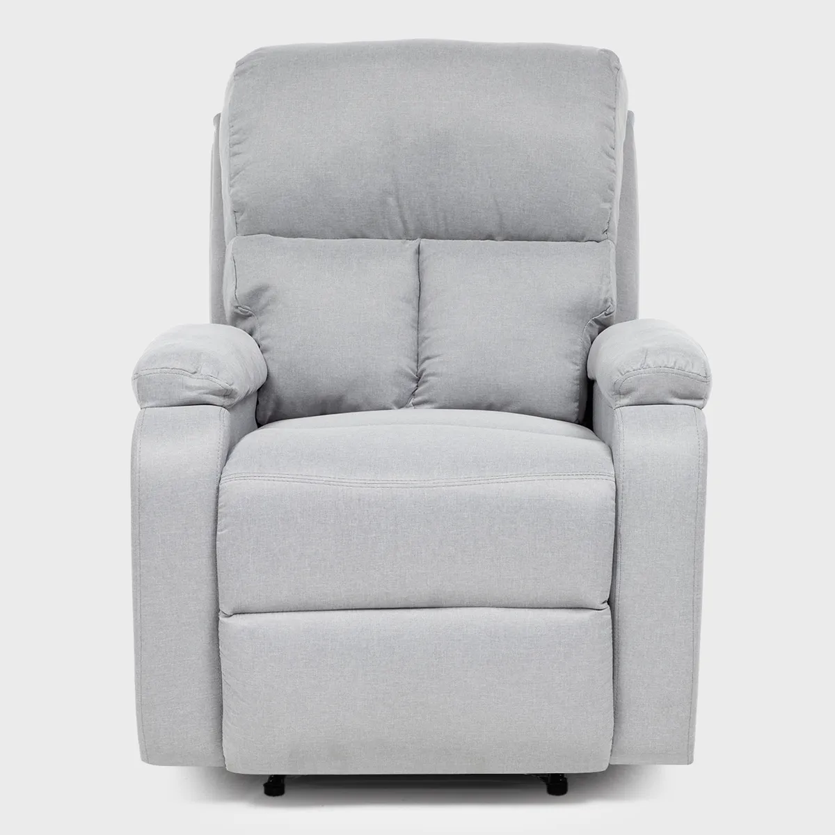 DANIELS - Berger Reclinable Moderno de Lino Gris Matheus