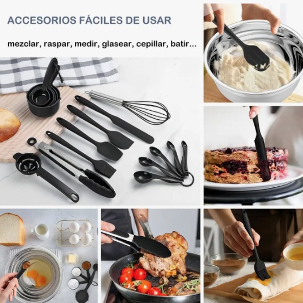 GENERICO - Juego De Bowl Con Tapa Hermética, 6pcs