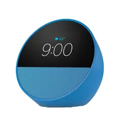 AMAZON - Parlante Inteligente Echo Spot 2024 Azul, Wi-Fi, Bluetooth